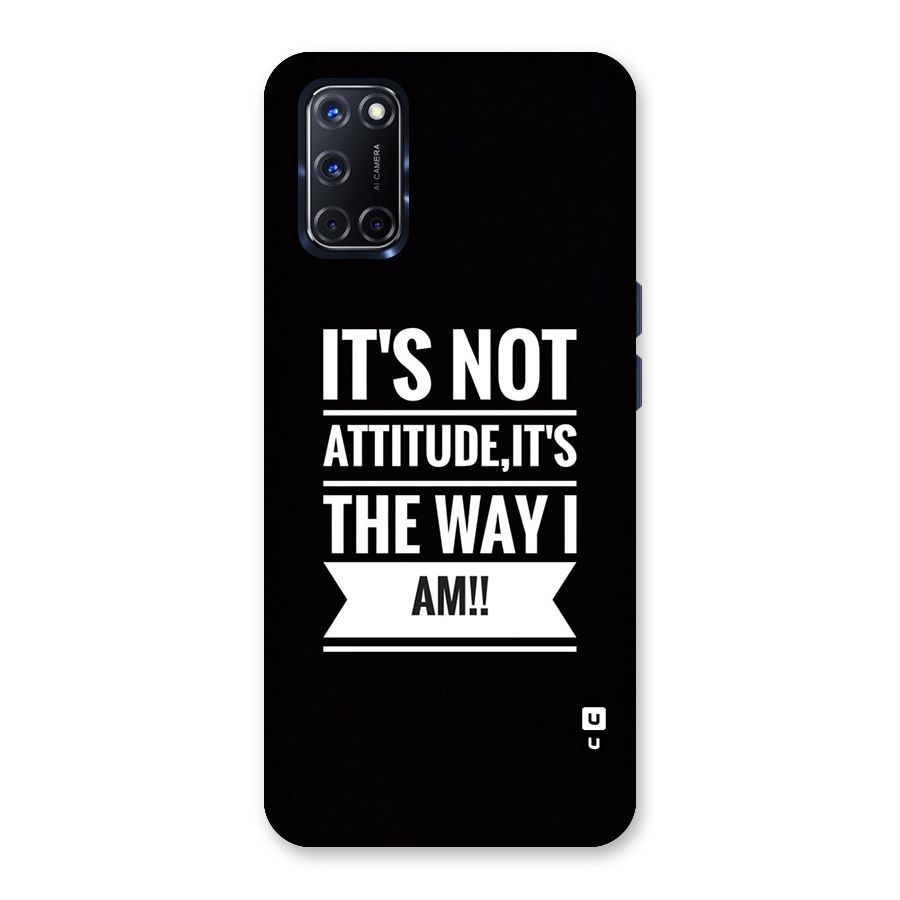 My Attitude Back Case for Oppo A52