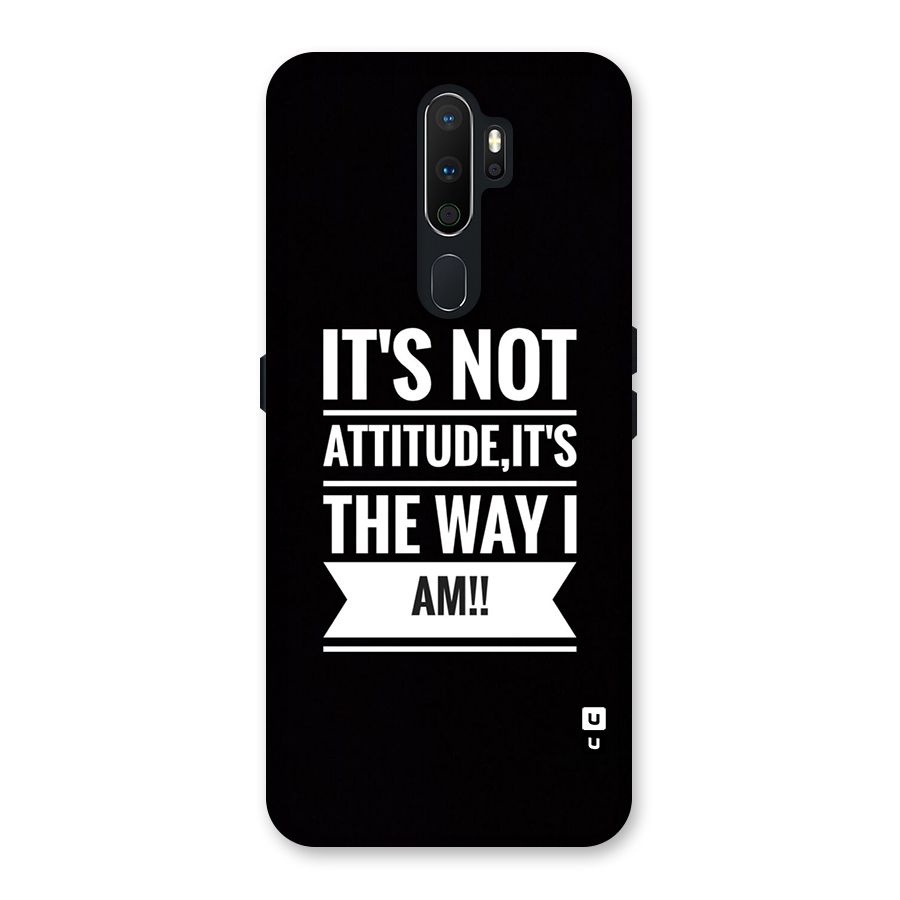 My Attitude Back Case for Oppo A5 (2020)