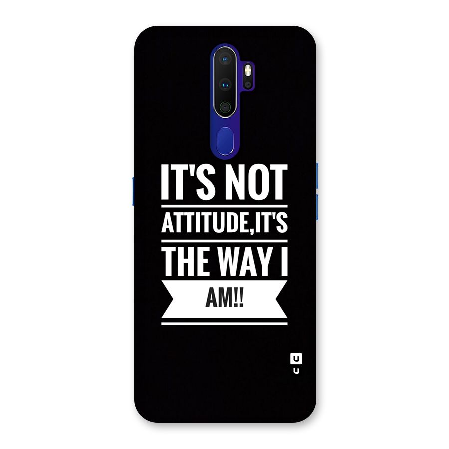 My Attitude Back Case for Oppo A9 (2020)