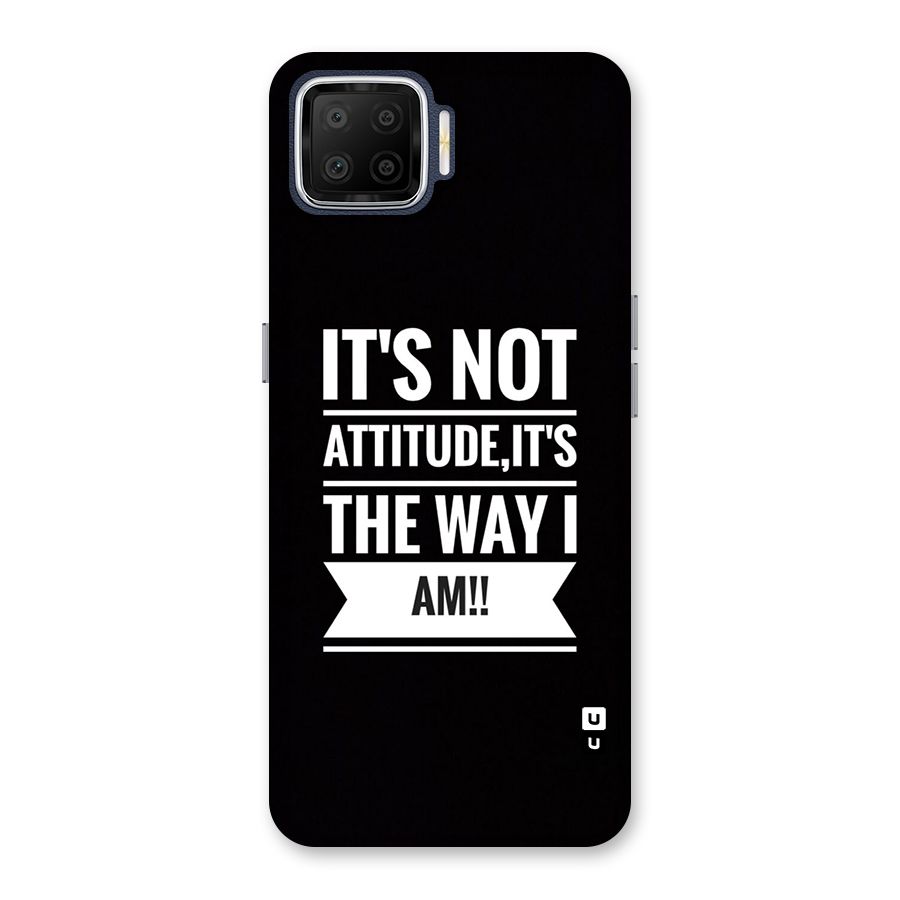 My Attitude Back Case for Oppo F17