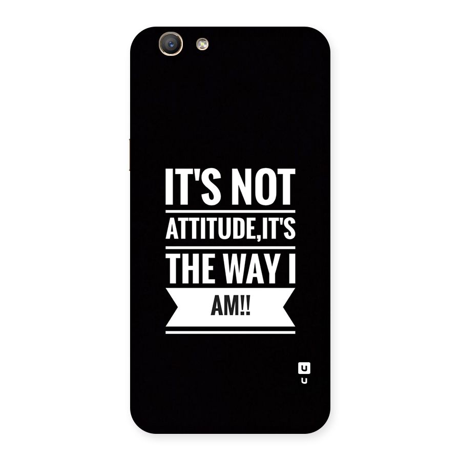 My Attitude Back Case for Oppo F1s