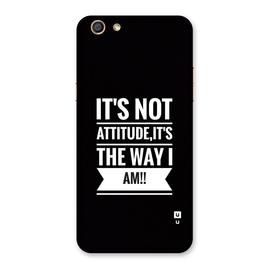 My Attitude Back Case for Oppo F3