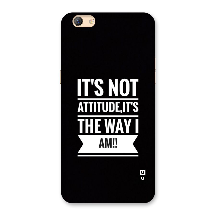 My Attitude Back Case for Oppo F3 Plus