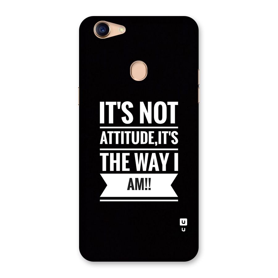 My Attitude Back Case for Oppo F5 Youth