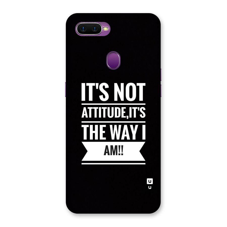 My Attitude Back Case for Oppo F9