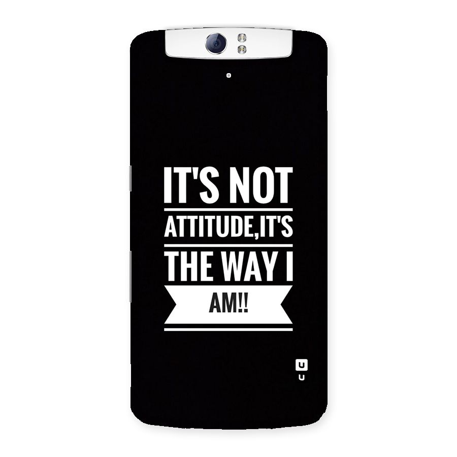 My Attitude Back Case for Oppo N1