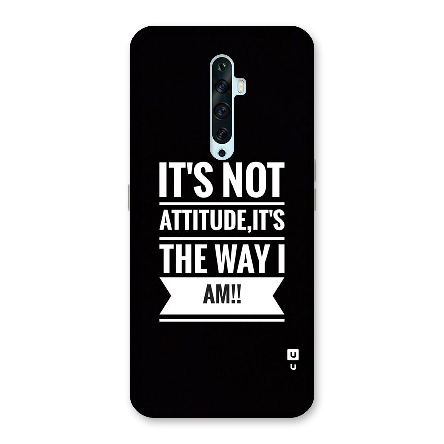My Attitude Back Case for Oppo Reno2 Z