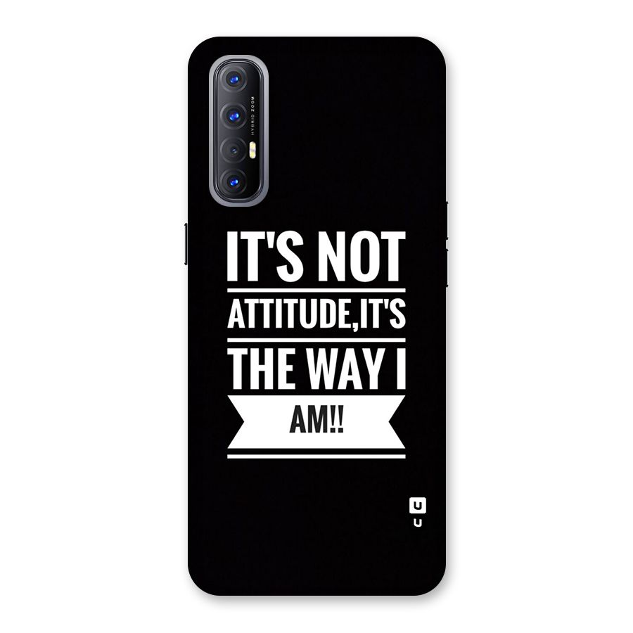 My Attitude Back Case for Oppo Reno3 Pro