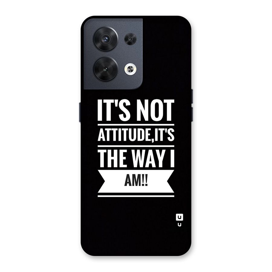 My Attitude Back Case for Oppo Reno8 5G