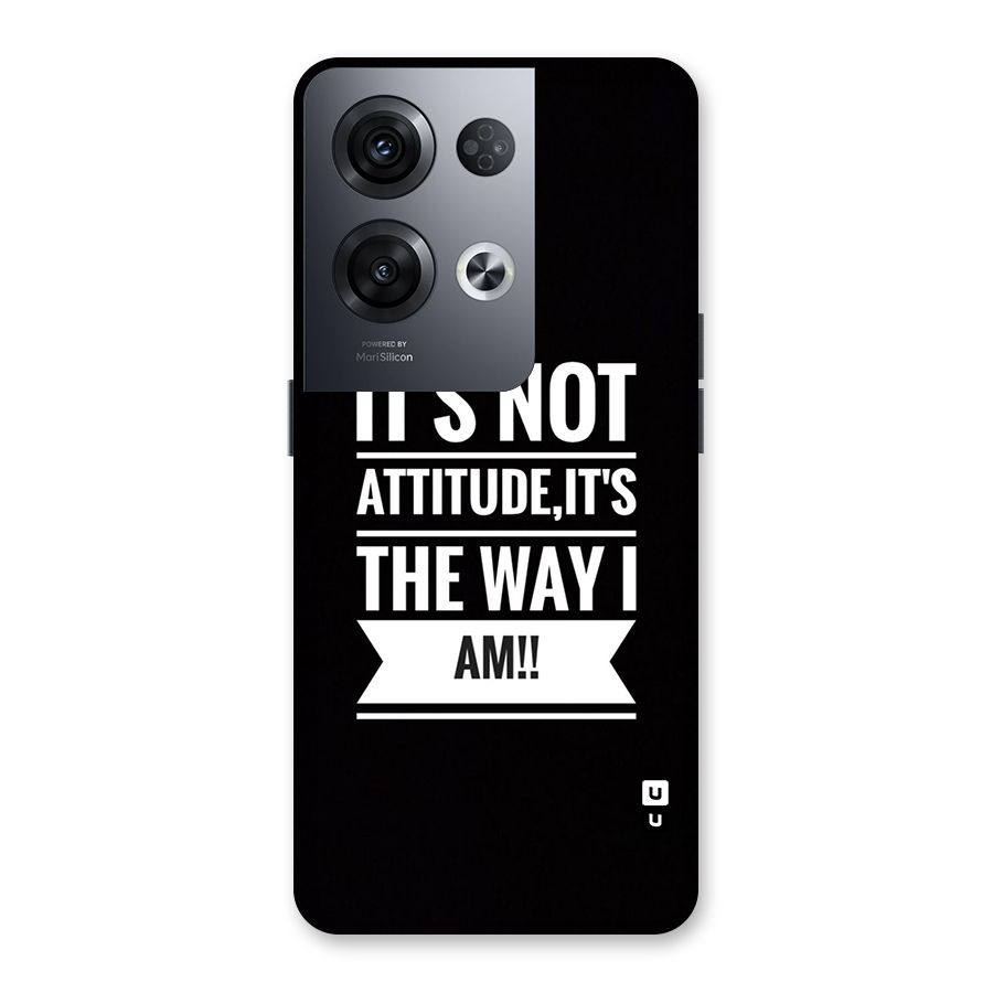 My Attitude Back Case for Oppo Reno8 Pro 5G
