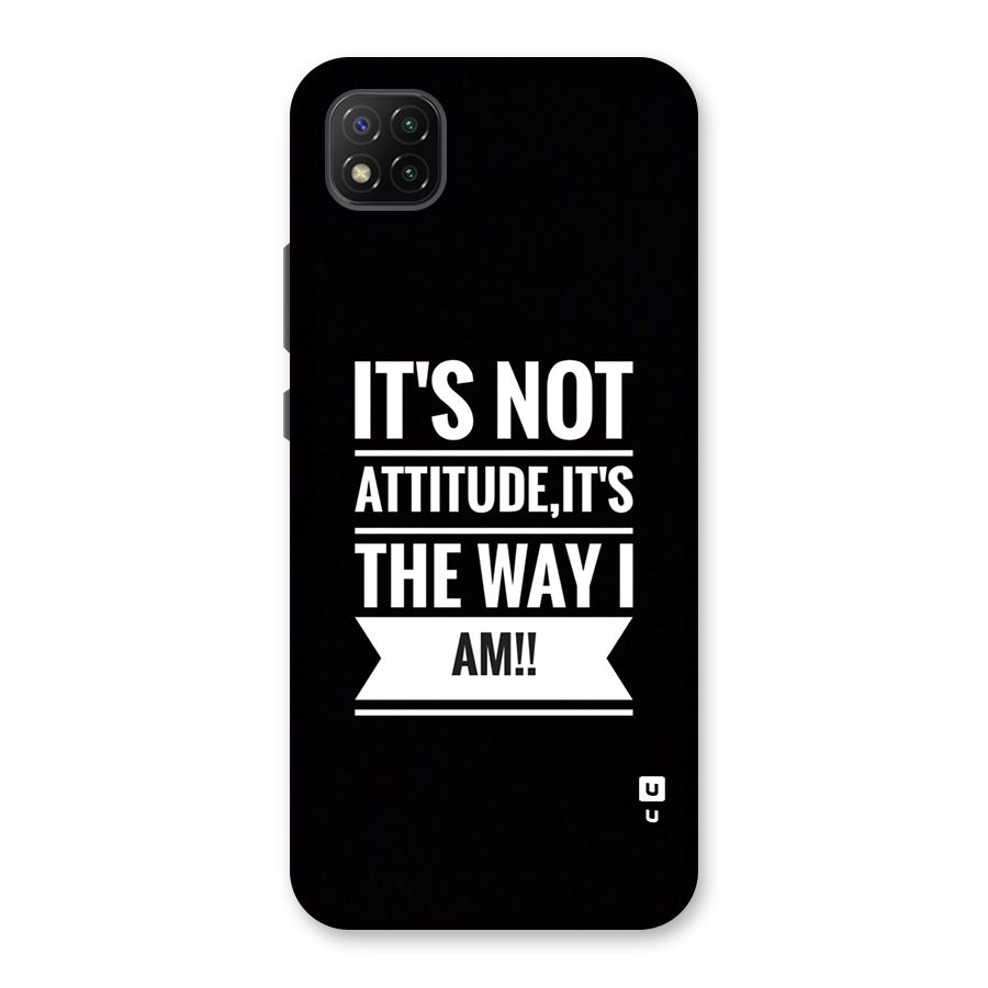 My Attitude Back Case for Poco C3