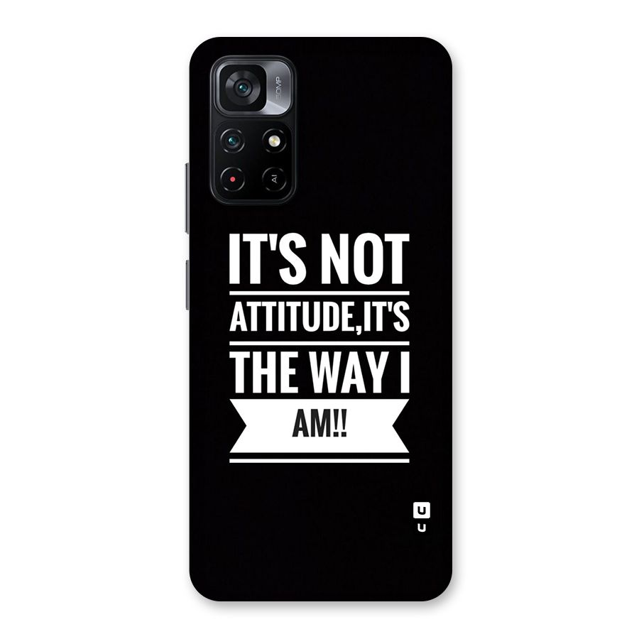 My Attitude Back Case for Poco M4 Pro 5G