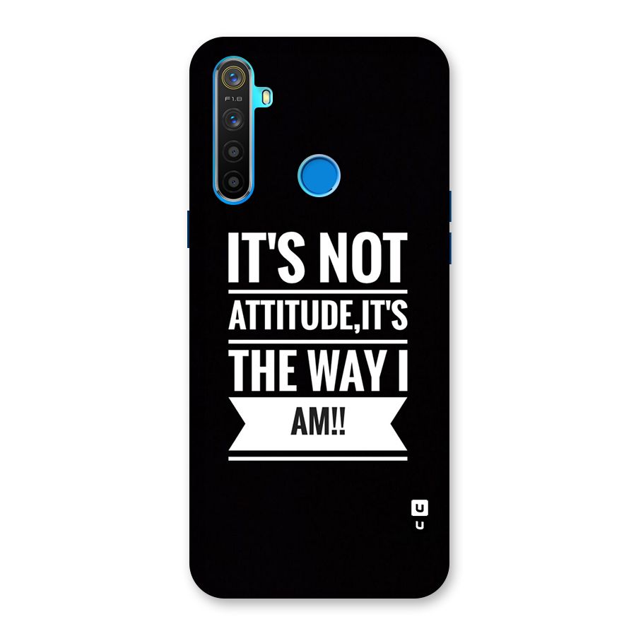 My Attitude Back Case for Realme 5s
