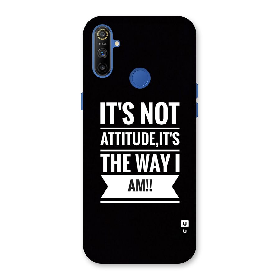 My Attitude Back Case for Realme Narzo 10A