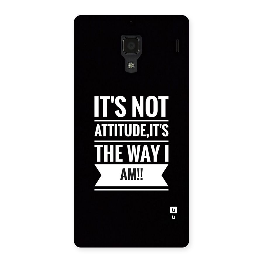 My Attitude Back Case for Redmi 1s