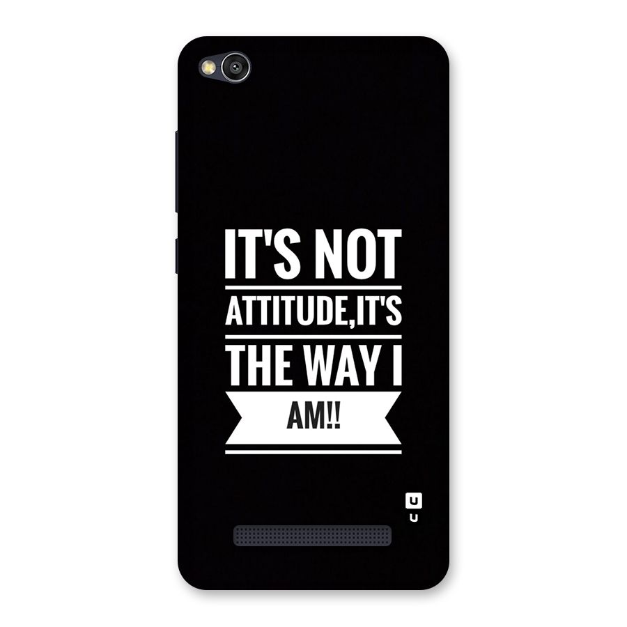 My Attitude Back Case for Redmi 4A