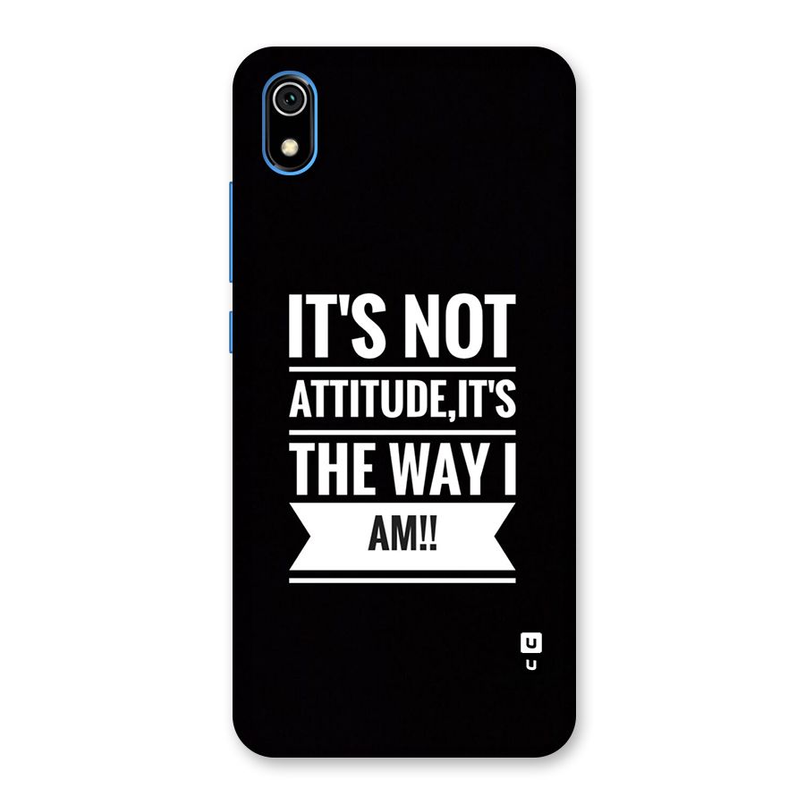 My Attitude Back Case for Redmi 7A