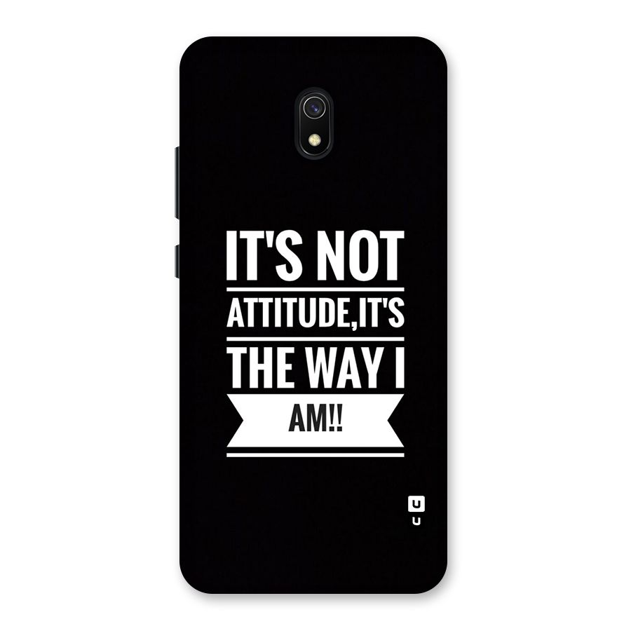 My Attitude Back Case for Redmi 8A