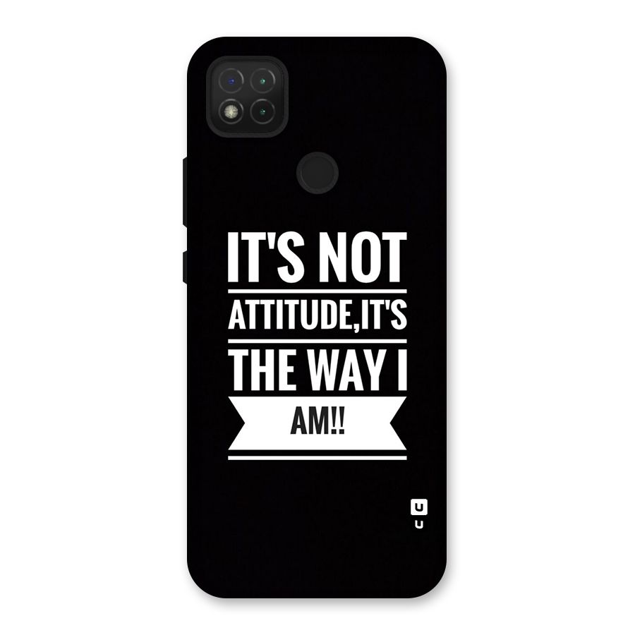 My Attitude Back Case for Redmi 9