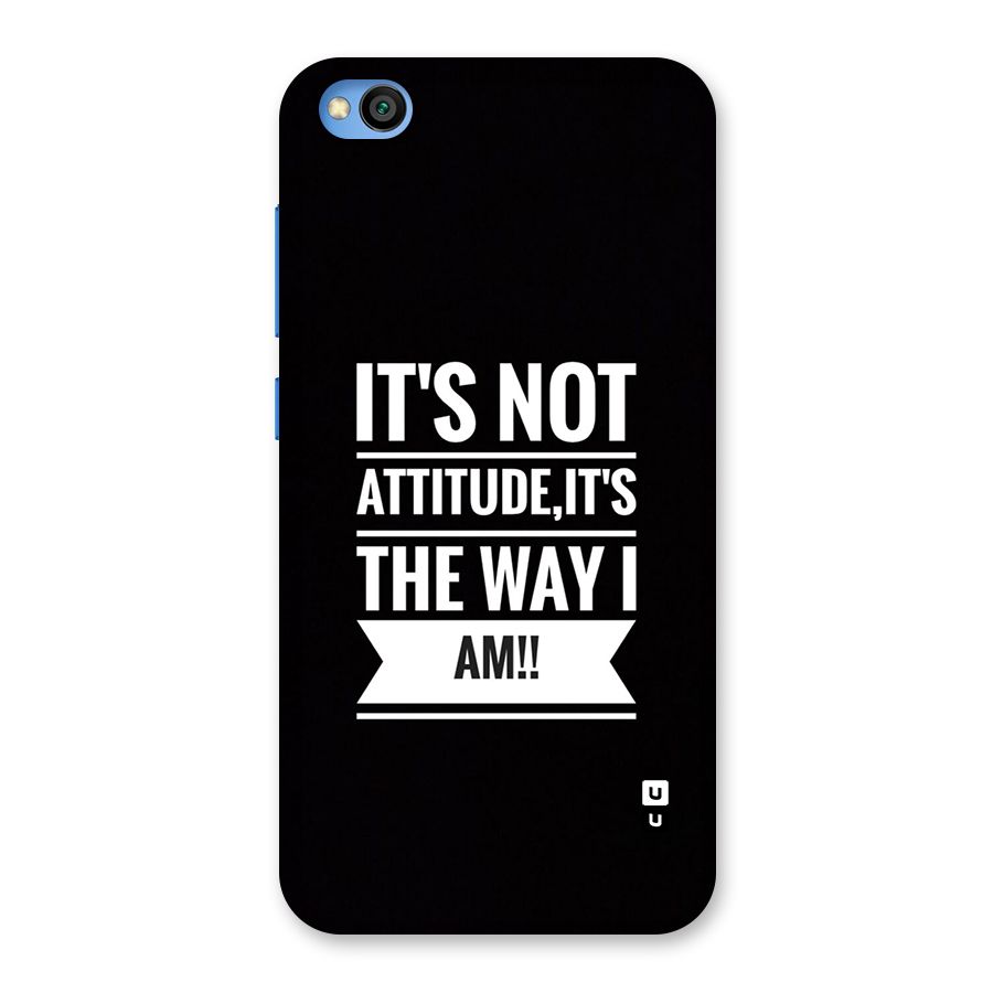 My Attitude Back Case for Redmi Go