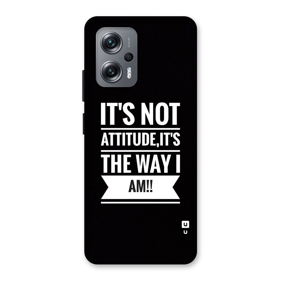 My Attitude Back Case for Redmi K50i