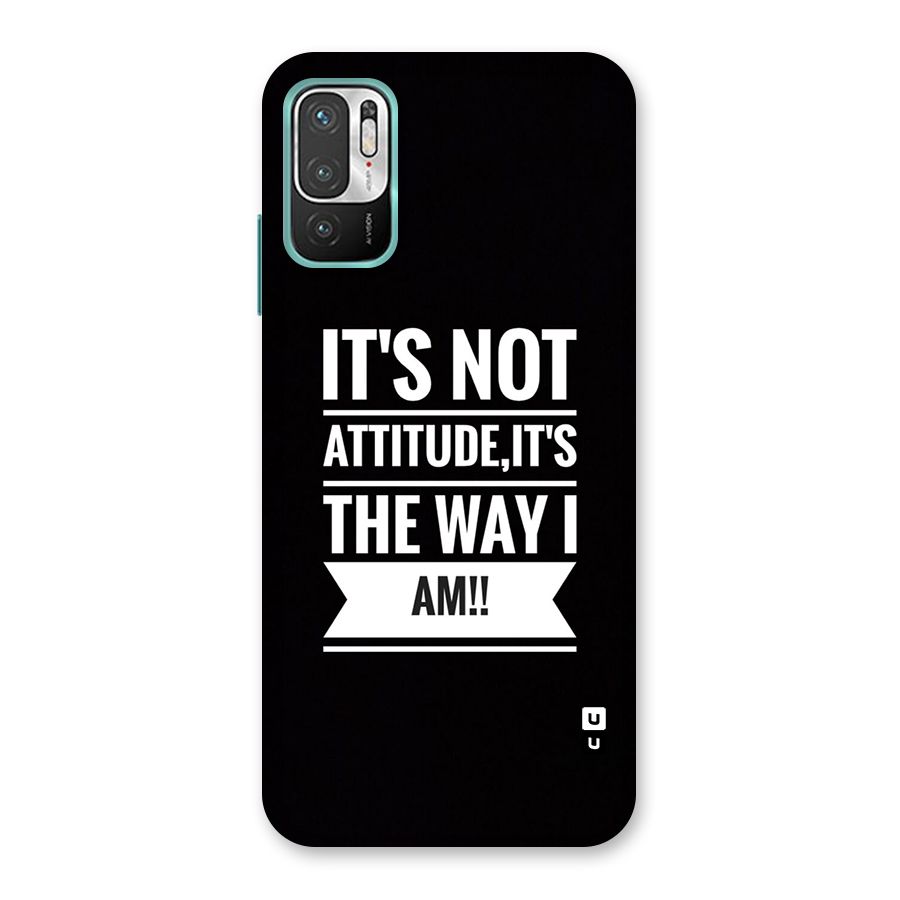 My Attitude Back Case for Redmi Note 10T 5G