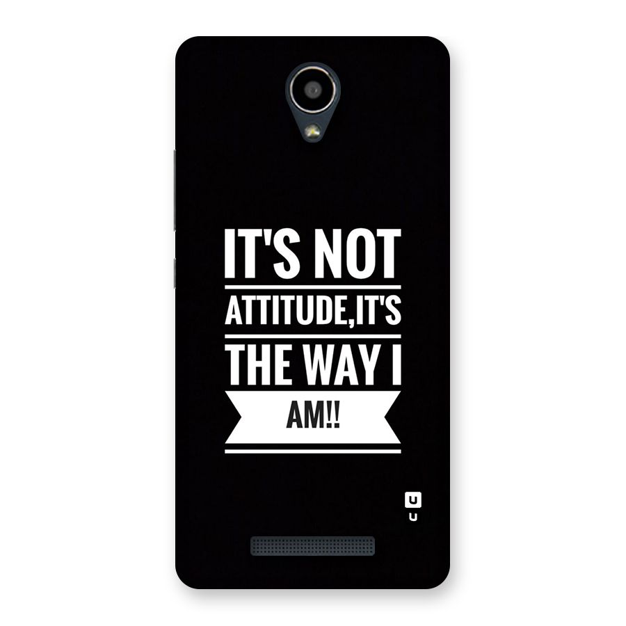 My Attitude Back Case for Redmi Note 2