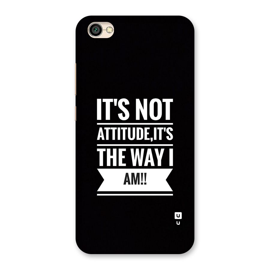 My Attitude Back Case for Redmi Y1 Lite