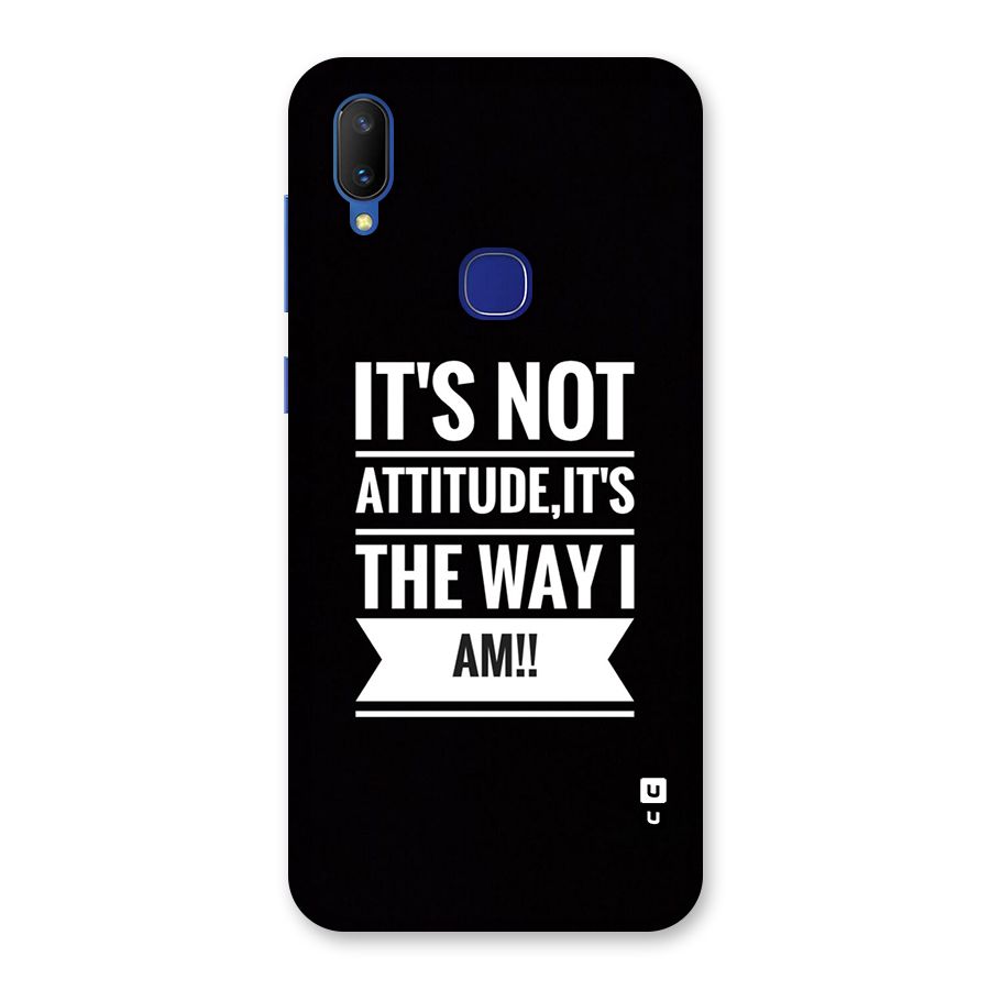 My Attitude Back Case for Vivo V11