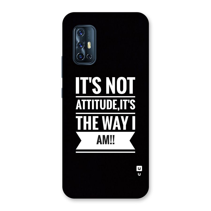 My Attitude Back Case for Vivo V17