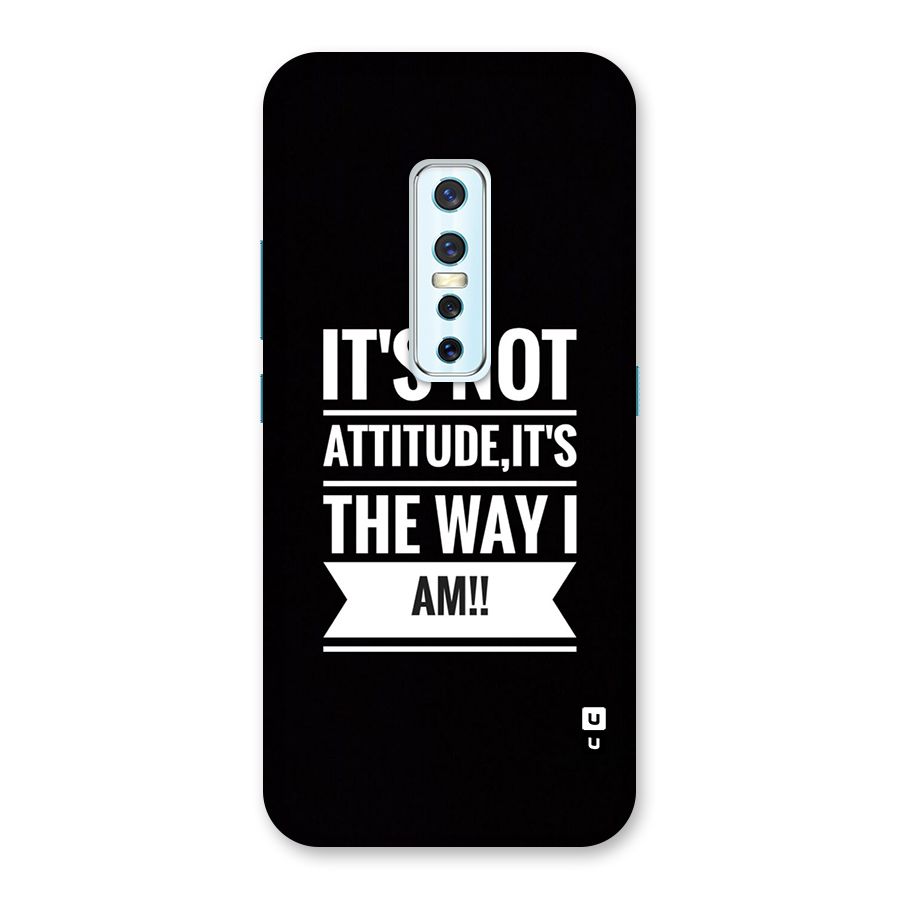 My Attitude Back Case for Vivo V17 Pro