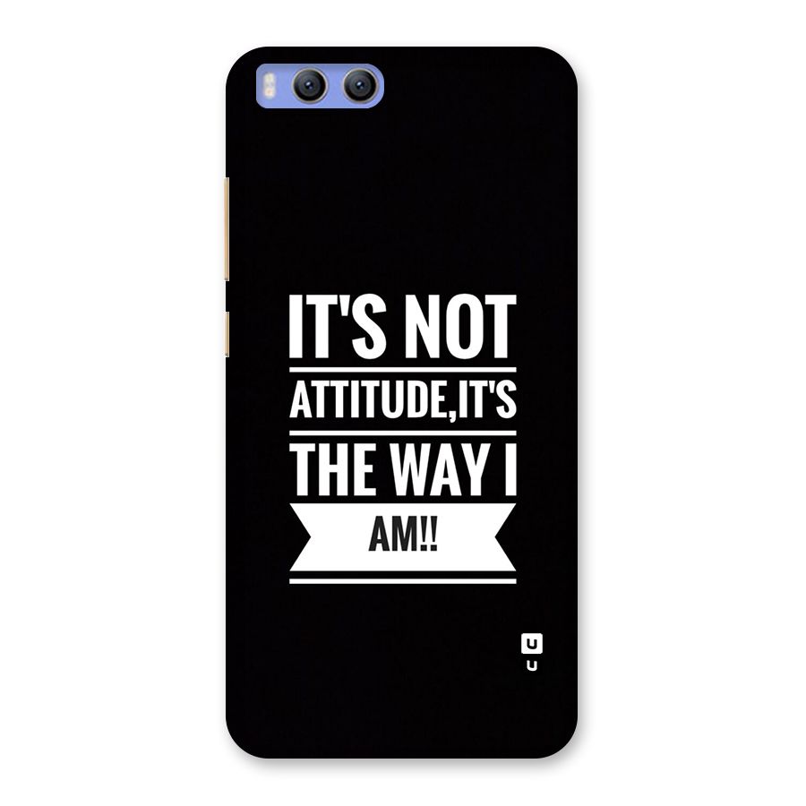 My Attitude Back Case for Xiaomi Mi 6