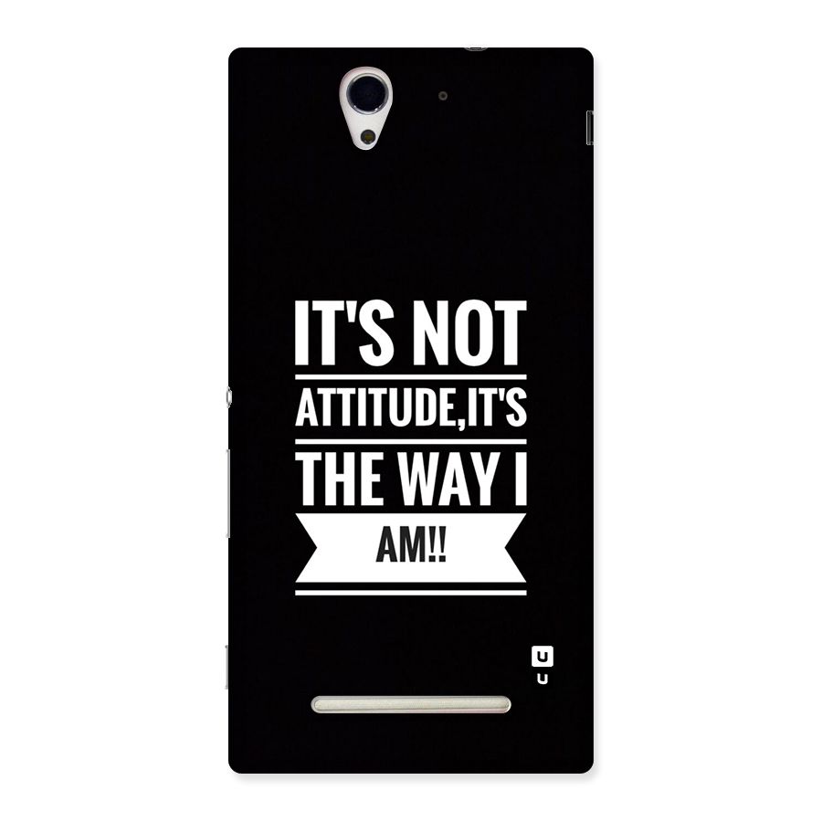 My Attitude Back Case for Xperia C3