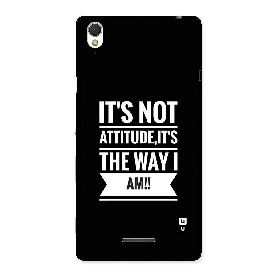 My Attitude Back Case for Xperia T3