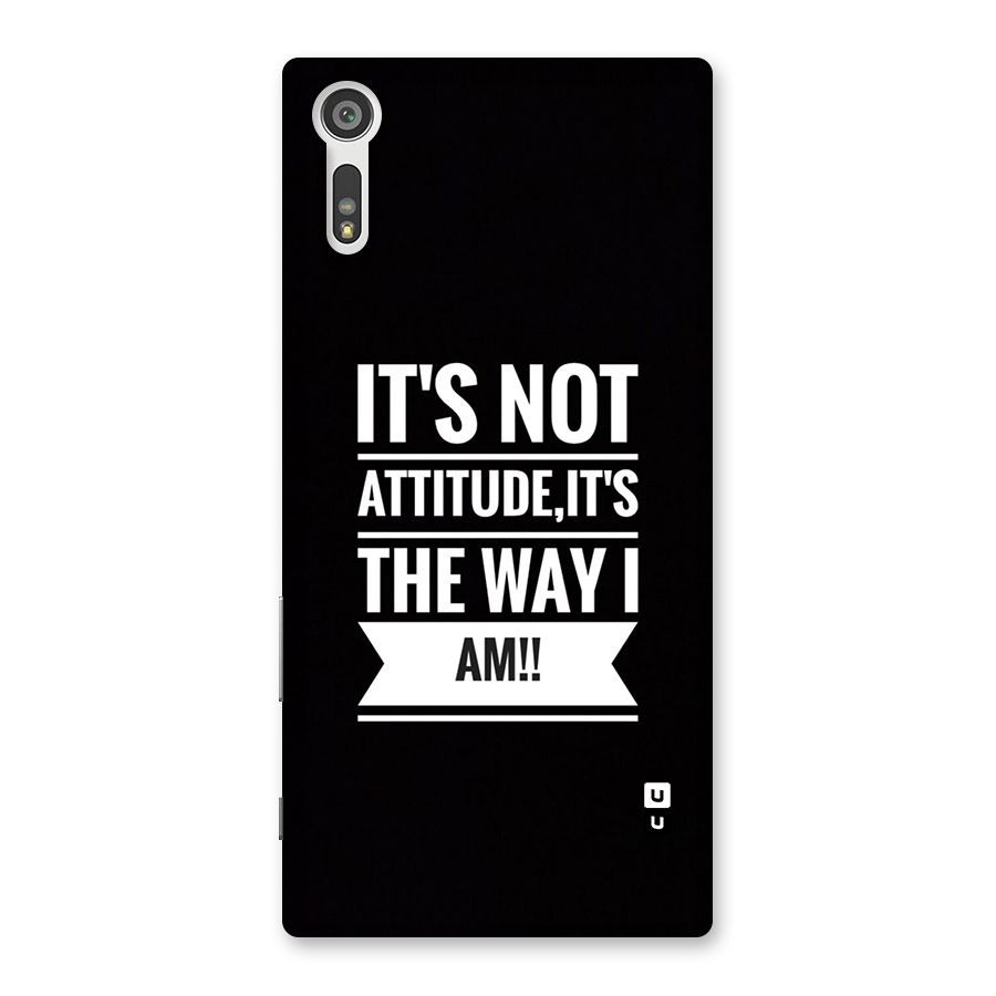 My Attitude Back Case for Xperia XZ