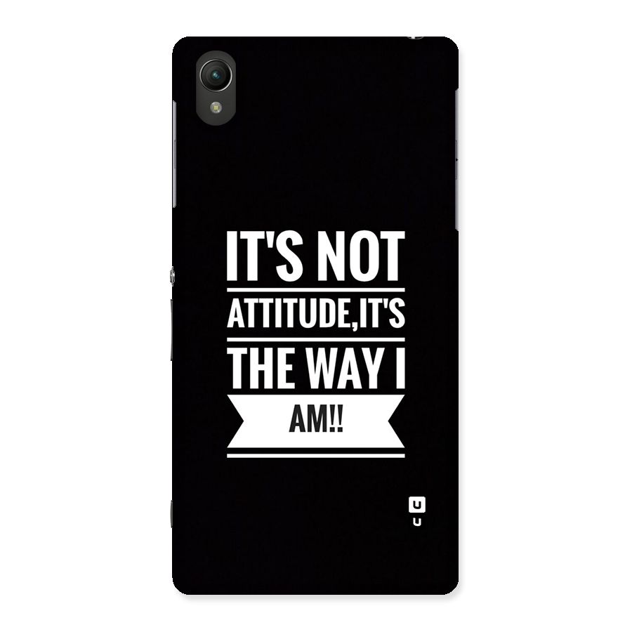 My Attitude Back Case for Xperia Z2