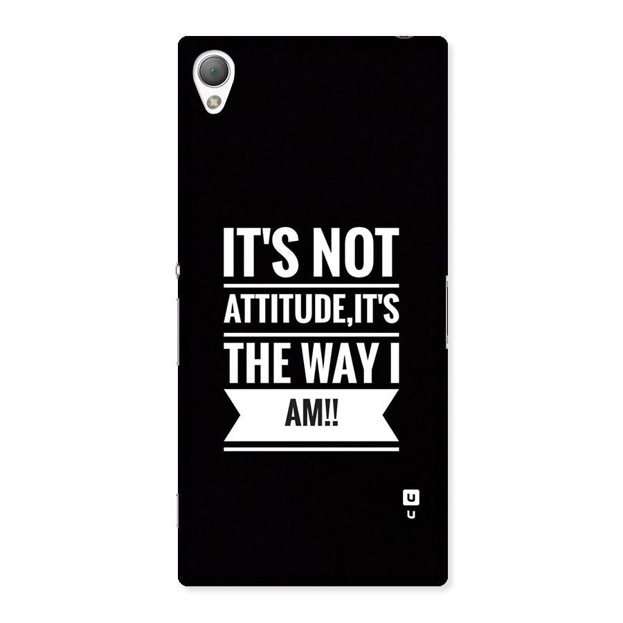 My Attitude Back Case for Xperia Z3