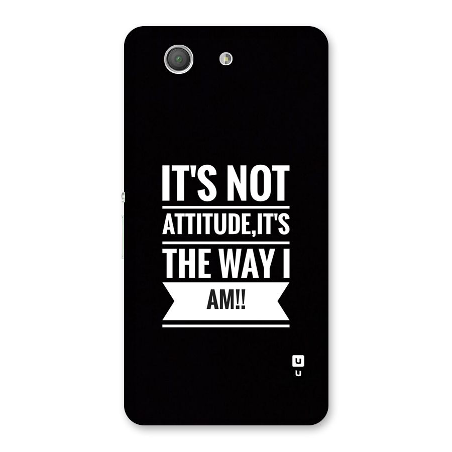 My Attitude Back Case for Xperia Z3 Compact