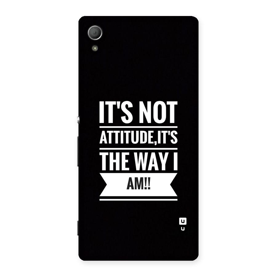 My Attitude Back Case for Xperia Z3 Plus