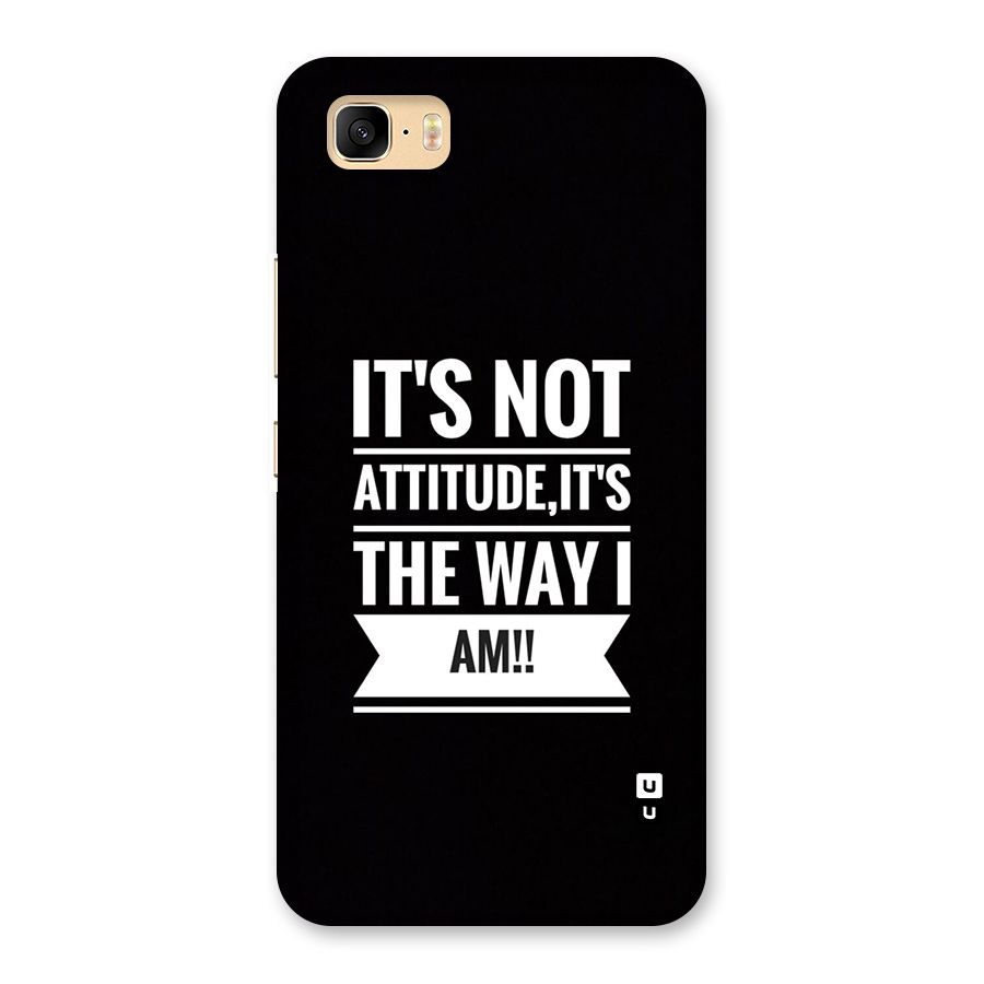 My Attitude Back Case for Zenfone 3s Max