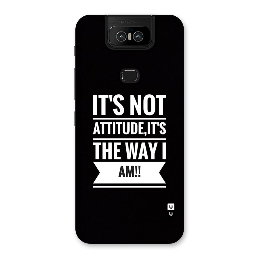 My Attitude Back Case for Zenfone 6z