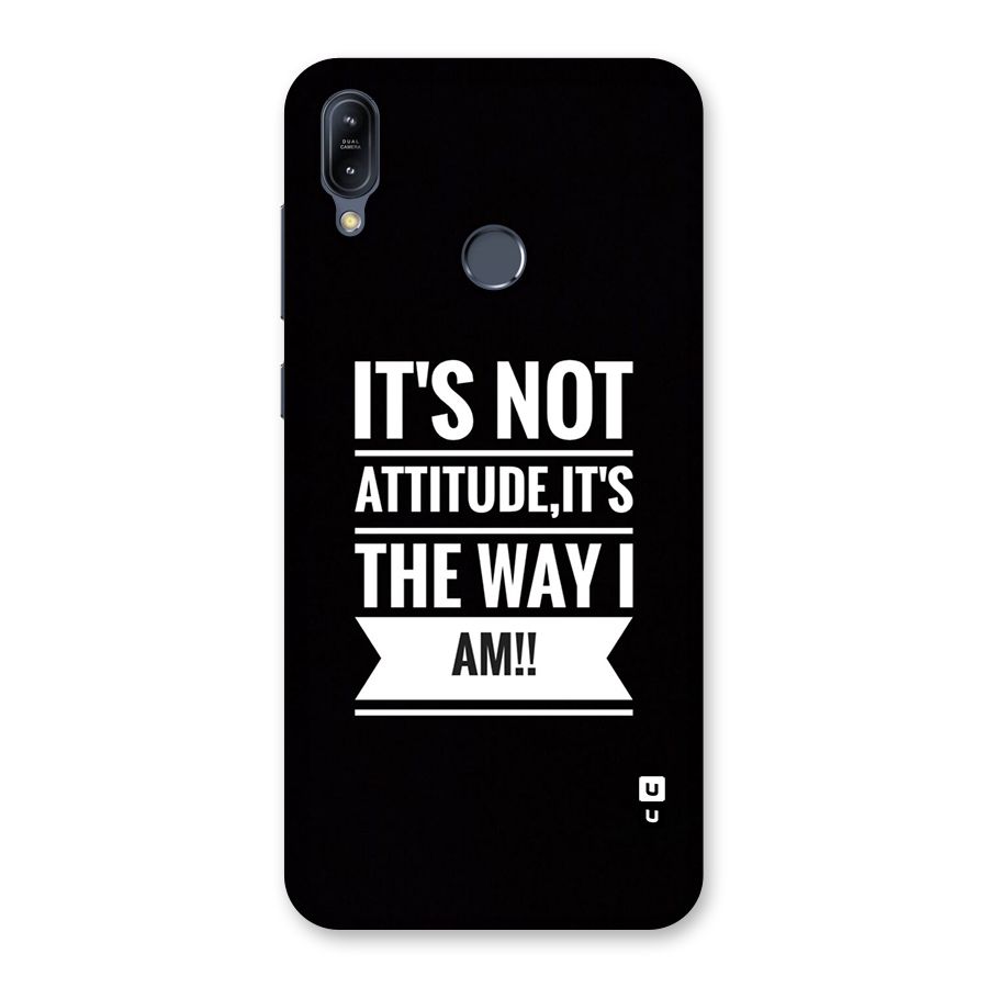 My Attitude Back Case for Zenfone Max M2