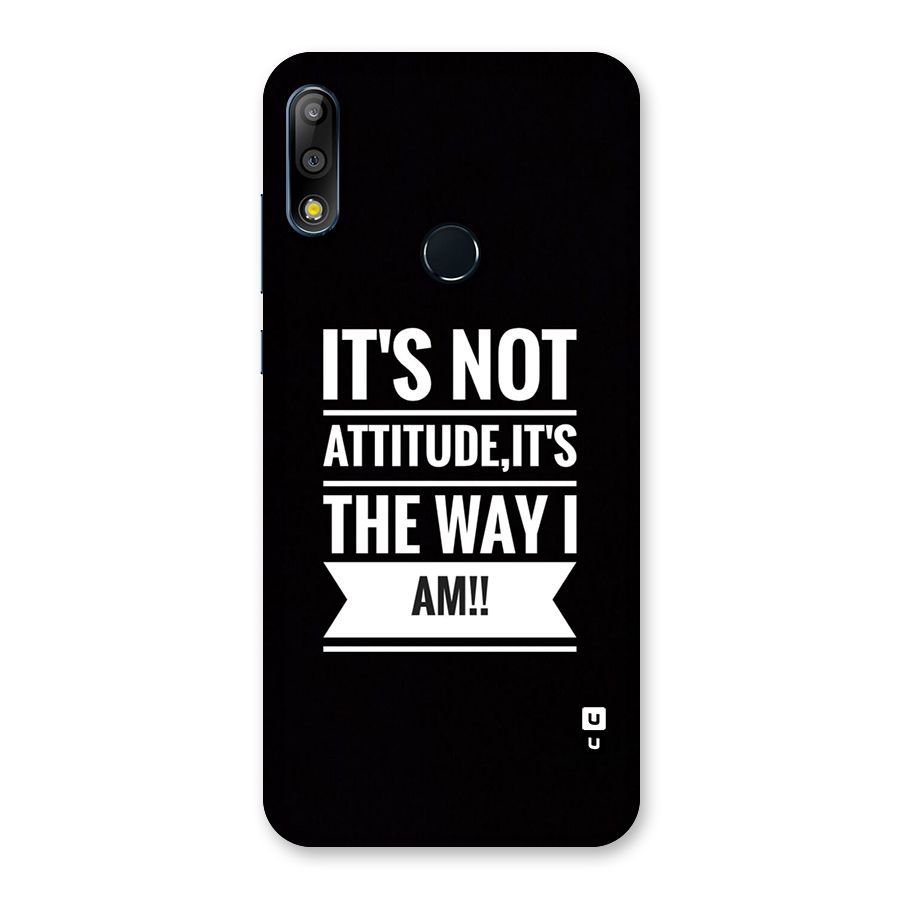 My Attitude Back Case for Zenfone Max Pro M2