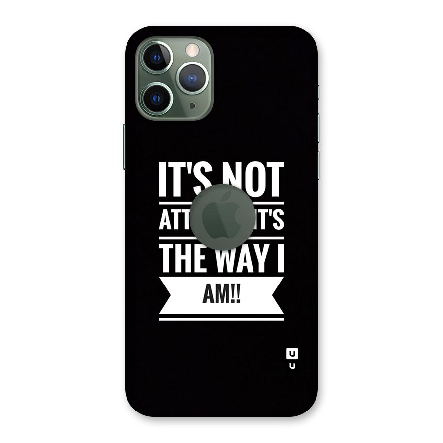 My Attitude Back Case for iPhone 11 Pro Logo Cut