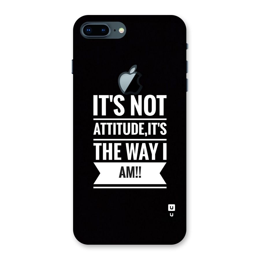 My Attitude Back Case for iPhone 7 Plus Apple Cut