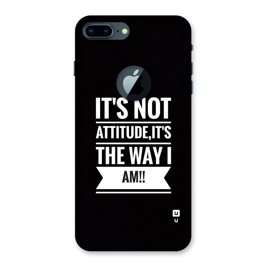 My Attitude Back Case for iPhone 7 Plus Logo Cut