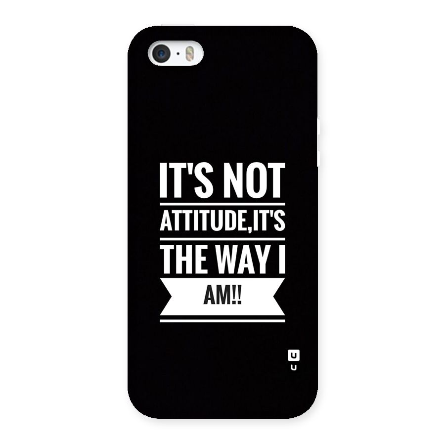 My Attitude Back Case for iPhone SE 2016