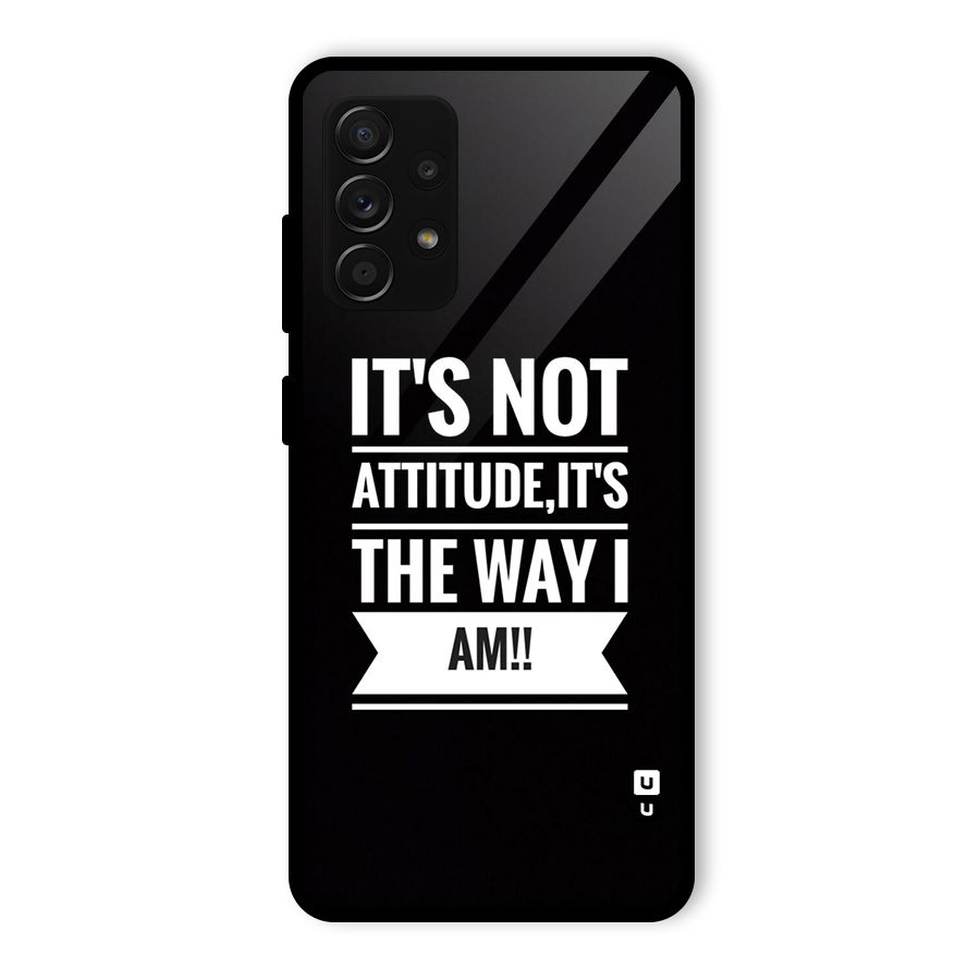 My Attitude Glass Back Case for Galaxy A53 5G