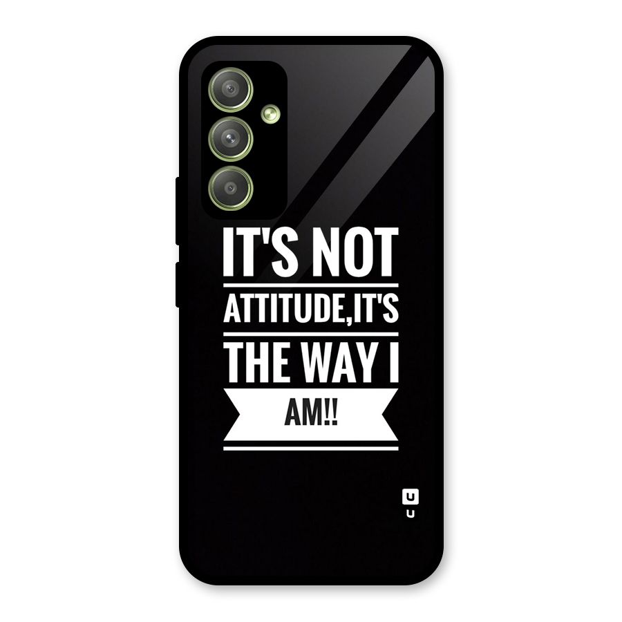 My Attitude Glass Back Case for Galaxy A54