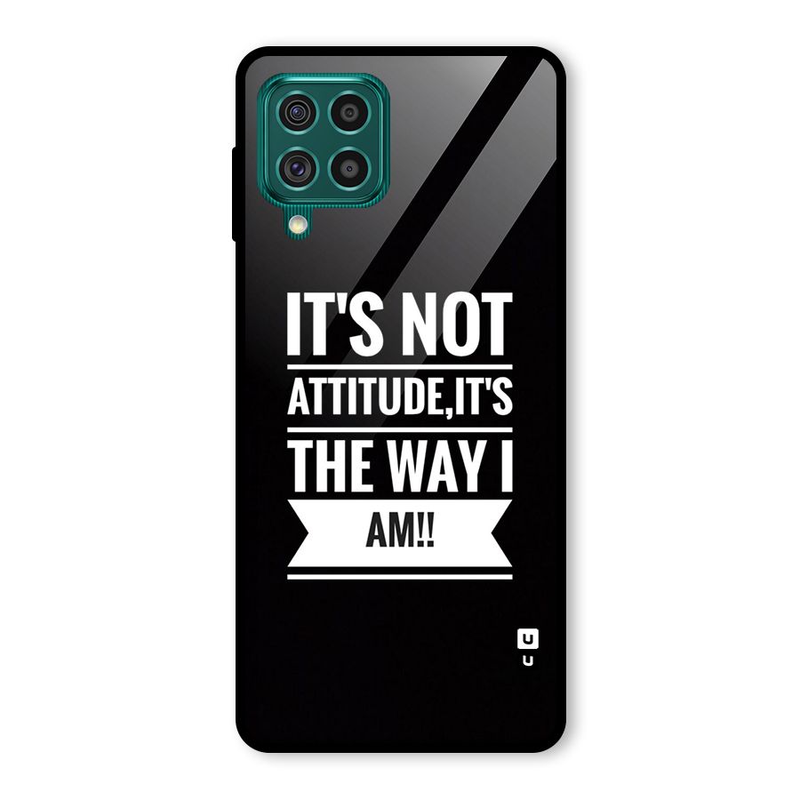 My Attitude Glass Back Case for Galaxy F62